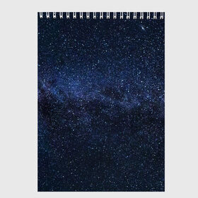 Скетчбук с принтом звездное небо в Екатеринбурге, 100% бумага
 | 48 листов, плотность листов — 100 г/м2, плотность картонной обложки — 250 г/м2. Листы скреплены сверху удобной пружинной спиралью | neon | space | stars | звезды | млечный путь