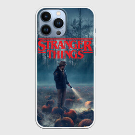 Чехол для iPhone 13 Pro Max с принтом Stranger Things в Екатеринбурге,  |  | Тематика изображения на принте: 11 | demogorgon | dustin | eleven | jim hopper | lucas | mike | nancy | netflix | steve | will | билли | дастин | демогоргон | джойс | джонатан | дина | загадочные события | лукас | майк | макс | нетфликс | нэнси | оди | одиннадцать