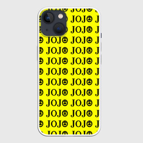 Чехол для iPhone 13 с принтом JoJo Bizarre Adventure в Екатеринбурге,  |  | Тематика изображения на принте: anime | jojo | jojo’s bizarre adventure | аниме | анимэ | биззаре адвенчер | джо | джо джо | джоджо | джонатан джостар | дзёсукэ хигасиката | дзётаро кудзё | жожо | игги | кира | лого | манга | невероятные приключения