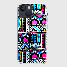 Чехол для iPhone 13 mini с принтом Ацтеки в Екатеринбурге,  |  | абстракция | африка | африканский мотив | африканский паттерн | ацтеки | коллаж | паттерн | хиппи