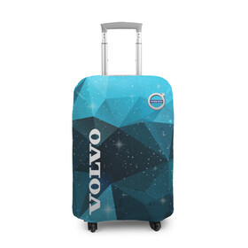 Чехол для чемодана 3D с принтом Volvo в Екатеринбурге, 86% полиэфир, 14% спандекс | двустороннее нанесение принта, прорези для ручек и колес | auto | sport | volvo | авто | автомобиль | автомобильные | бренд | марка | спорт