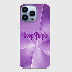 Чехол для iPhone 13 Pro с принтом Deep Purple в Екатеринбурге,  |  | deep | logo | purple | rock | whoosh | группа | знаменитости | лого | надпись | рок | текст