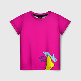 Детская футболка 3D с принтом Золушка в Екатеринбурге, 100% гипоаллергенный полиэфир | прямой крой, круглый вырез горловины, длина до линии бедер, чуть спущенное плечо, ткань немного тянется | Тематика изображения на принте: disney | princess | дисней | золушка | туфелька