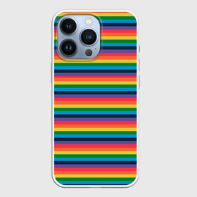Чехол для iPhone 13 Pro с принтом Радужный флаг в Екатеринбурге,  |  | Тематика изображения на принте: pride | rainbow | tiktok | мем | оля тыква | подсяду | прайд | привет | привет я подсяду | радуга | радужный флаг | тик ток | тикток | феминизм | феминитивы | я подсяду