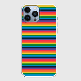 Чехол для iPhone 13 Pro Max с принтом Радужный флаг в Екатеринбурге,  |  | Тематика изображения на принте: pride | rainbow | tiktok | мем | оля тыква | подсяду | прайд | привет | привет я подсяду | радуга | радужный флаг | тик ток | тикток | феминизм | феминитивы | я подсяду