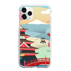 Чехол для iPhone 11 Pro Max матовый с принтом Tokyo в Екатеринбурге, Силикон |  | Тематика изображения на принте: горы | остров | сакура | токио | япония
