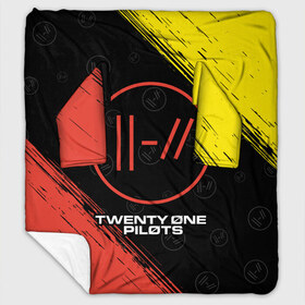 Плед с рукавами с принтом TWENTY ONE PILOTS 21 PILOTS в Екатеринбурге, 100% полиэстер | Закругленные углы, все края обработаны. Ткань не мнется и не растягивается. Размер 170*145 | logo | music | one | pilots | rock | symbol | top | twenty | twentyonepilots | ван | группа | лого | логотип | логотипы | музыка | пилотс | рок | символ | символы | твенти | топ