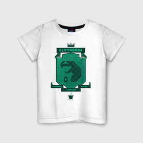 Детская футболка хлопок с принтом Slytherin в Екатеринбурге, 100% хлопок | круглый вырез горловины, полуприлегающий силуэт, длина до линии бедер | Тематика изображения на принте: harry potter | slytherin | vdzabma | гарри поттер | слизерин