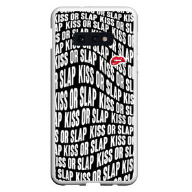 Чехол для Samsung S10E с принтом Kiss or slap в Екатеринбурге, Силикон | Область печати: задняя сторона чехла, без боковых панелей | blogger | xbloggers | xhouse | блогер | блогеры