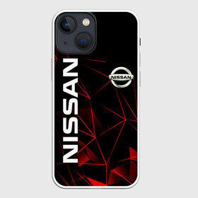 Чехол для iPhone 13 mini с принтом NISSAN в Екатеринбурге,  |  | nissan | авто | автомобиль | логотип | марка | машина | надпись | нисан | текстура