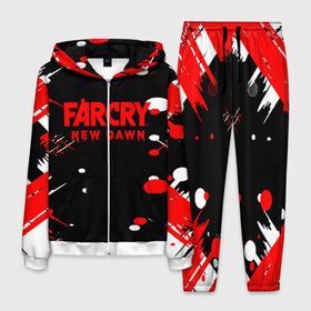Мужской костюм 3D с принтом Far Cry в Екатеринбурге, 100% полиэстер | Манжеты и пояс оформлены тканевой резинкой, двухслойный капюшон со шнурком для регулировки, карманы спереди | 1080p | evolution | far | far cry | far cry 1 | far cry 2019 | far cry 3 | far cry 4 | far cry 5 | far cry 6 | far cry new dawn | far cry primal | gameplay | pc | ubisoft | ваас | прохождение