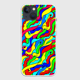 Чехол для iPhone 13 с принтом Красочные узоры абстракционизм в Екатеринбурге,  |  | abstract | art | neon | pattern | аниме | анимешные | арт | брызги | ван гог | волны | восточный | змеи | искусство | картина | кислотный | краска | краски | море | мысли | неоновые | радуга | радужные | разноцветные