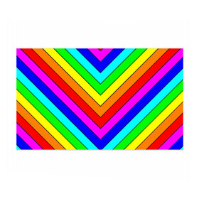 Бумага для упаковки 3D с принтом Rainbow Stripes в Екатеринбурге, пластик и полированная сталь | круглая форма, металлическое крепление в виде кольца | Тематика изображения на принте: geometry | gradient | neon | геометрические | градиент | детям | кислота | кислотный | конус | красочный | линии | неоновые | пирамида | полоска | полосы | радуга | радужный | разноцветные | сочный | треугольники