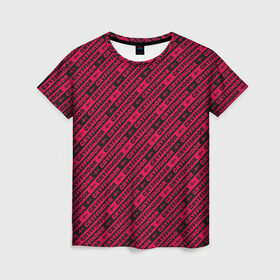 Женская футболка 3D с принтом Гриффиндор паттерн в Екатеринбурге, 100% полиэфир ( синтетическое хлопкоподобное полотно) | прямой крой, круглый вырез горловины, длина до линии бедер | gryffindor | harry potter | vdzabma | гарри поттер | гриффиндор