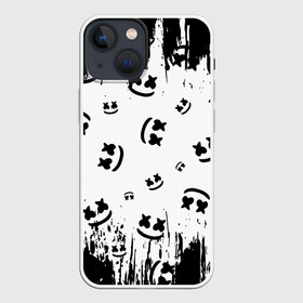 Чехол для iPhone 13 mini с принтом MARSHMELLO   МАРШМЕЛЛОУ в Екатеринбурге,  |  | face | logo | marsh | marshmallow | marshmello | marshmelo | mello | smile | лицо | лого | маршмеллов | маршмеллоу | маршмеллу | маршмело | маршмелов | маршмелоу | маска | музыка | рожица | символ | смайл | улыбка