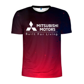 Мужская футболка 3D спортивная с принтом MITSUBISHI / МИТСУБИСИ в Екатеринбурге, 100% полиэстер с улучшенными характеристиками | приталенный силуэт, круглая горловина, широкие плечи, сужается к линии бедра | auto | lancer | logo | mitsubishi | mitsubisi | moto | motors | outlander | pajero | sport | авто | аутлендер | лансер | лого | логотип | марка | митсубиси | митсубиши | мото | моторс | паджеро | серия | символ | символы | спорт | ьшеыгишырш