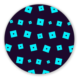 Коврик для мышки круглый с принтом ROBLOX / РОБЛОКС в Екатеринбурге, резина и полиэстер | круглая форма, изображение наносится на всю лицевую часть | blocks | blox | game | games | logo | minecraft | mobile | online | roblocks | roblox | robux | studio | блоки | игра | игры | квадрат | квадратик | кщидщч | лого | логотип | майнкрафт | онлайн | роблокс | робукс | символ | символы | студия