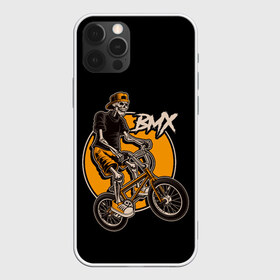 Чехол для iPhone 12 Pro Max с принтом BMX в Екатеринбурге, Силикон |  | bicycle | bmx | skull | sport | x games | велик | велосипед | велоспорт | скелет | череп | экстремальный спорт