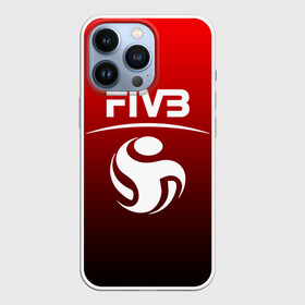 Чехол для iPhone 13 Pro с принтом FIVB ВОЛЕЙБОЛ в Екатеринбурге,  |  | fivb | voleybal | volleyball | волебол | волейбол | волейбола | волейболист | волейболистка | воллейбол | международная | федерация | фивб