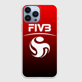 Чехол для iPhone 13 Pro Max с принтом FIVB ВОЛЕЙБОЛ в Екатеринбурге,  |  | fivb | voleybal | volleyball | волебол | волейбол | волейбола | волейболист | волейболистка | воллейбол | международная | федерация | фивб