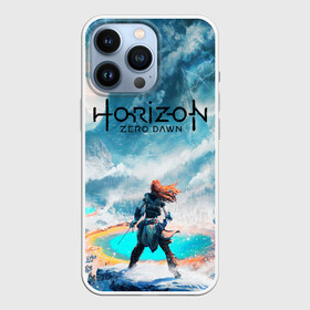 Чехол для iPhone 13 Pro с принтом Horizon Zero Dawn в Екатеринбурге,  |  | aloy | antasy girl | art | artwork | digital art | fantasy | horizon | horizon: zero dawn | landscape | tallneck | warrior fantasy | weapon | zero dawn