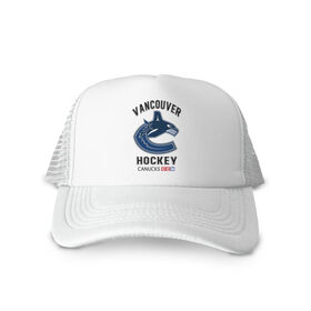 Кепка тракер с сеткой с принтом VANCOUVER CANUCKS NHL в Екатеринбурге, трикотажное полотно; задняя часть — сетка | длинный козырек, универсальный размер, пластиковая застежка | canada | canucks | hockey | nhl | sport | usa | vancouver | акула | ванкувер | канада | кэнакс | логотип | нхл | спорт | хоккей | челюсти