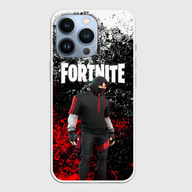 Чехол для iPhone 13 Pro с принтом IKONIK FORTNITE в Екатеринбурге,  |  | Тематика изображения на принте: 2019 | battle royale | chapter 2 | epic games | fortnite | game | season x | zombie | зомби | фортнайт