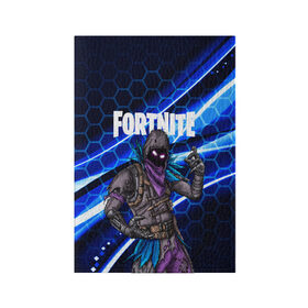 Обложка для паспорта матовая кожа с принтом FORTNITE RAVEN в Екатеринбурге, натуральная матовая кожа | размер 19,3 х 13,7 см; прозрачные пластиковые крепления | Тематика изображения на принте: 2019 | battle royale | chapter 2 | epic games | fortnite | game | season x | zombie | зомби | фортнайт