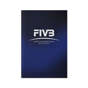 Обложка для паспорта матовая кожа с принтом FIVB Volleyball в Екатеринбурге, натуральная матовая кожа | размер 19,3 х 13,7 см; прозрачные пластиковые крепления | fivb | voleybal | volleyball | волебол | волейбол | волейбола | волейболист | волейболистка | воллейбол | международная | федерация | фивб