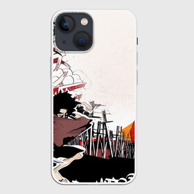 Чехол для iPhone 13 mini с принтом Афросамурай аниме в Екатеринбурге,  |  | аниме | арт аниме | афросамурай | самурай | токийский гуль