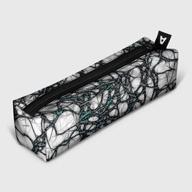 Пенал 3D с принтом NEIROLINK в Екатеринбурге, 100% полиэстер | плотная ткань, застежка на молнии | абстракция | веном | наука | нейронная сеть | нейроны | превращения | сети | узор | ученые