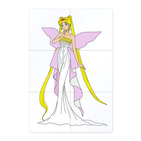 Магнитный плакат 2Х3 с принтом Sailor Moon/Серенити в Екатеринбурге, Полимерный материал с магнитным слоем | 6 деталей размером 9*9 см | Тематика изображения на принте: bunny | luna | princess | serenity | stars | usagi | wings | ангел | волосы | девушка | детям | звездная | звезды | королева | корона | крылья | луна | любовь | малышка | марс | радуга | сейлор мун | токио | усаги цукино | школьные 