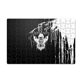 Пазл магнитный 126 элементов с принтом Death Note в Екатеринбурге, полимерный материал с магнитным слоем | 126 деталей, размер изделия —  180*270 мм | 