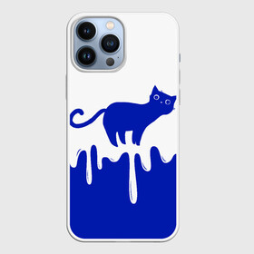 Чехол для iPhone 13 Pro Max с принтом Milk Cat в Екатеринбурге,  |  | Тематика изображения на принте: cat | cats | japan | kitty | milk | кавай | кот | котейка | котенок | котик | кошка | кошки | милград | молоко | ня | япония