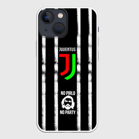 Чехол для iPhone 13 mini с принтом ювентус в Екатеринбурге,  |  | no pirlo no party juventus | фк | фк ювентус | ювентус футболка