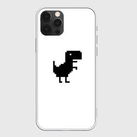 Чехол для iPhone 12 Pro Max с принтом Google динозаврик в Екатеринбурге, Силикон |  | dino | dinomax | googledino | дино | динозавр | потерялся