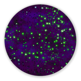 Коврик для мышки круглый с принтом Звездное небо арт в Екатеринбурге, резина и полиэстер | круглая форма, изображение наносится на всю лицевую часть | арт | звездное небо | звездочки | звезды | космос | небо | рисунок | текстура | туманность
