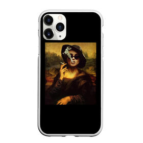 Чехол для iPhone 11 Pro матовый с принтом jaKondA в Екатеринбурге, Силикон |  | jakonda | mona lisa | smoking | woman | девушка | джаконда | мона лиза