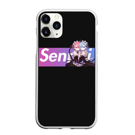 Чехол для iPhone 11 Pro Max матовый с принтом ReZero в Екатеринбурге, Силикон |  | anime | glitch | japan | ram | re | rem | rezero | senpai | subaru | waifu | zero | анимация | аниме | вайфу | глитч | глич | мультсериал | мультфильм | семпай | сенпай | сериал | япония