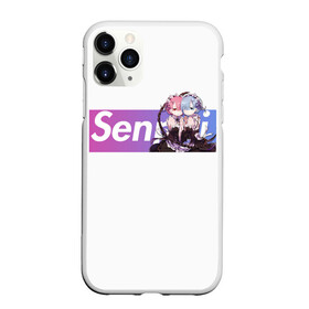 Чехол для iPhone 11 Pro матовый с принтом ReZero в Екатеринбурге, Силикон |  | anime | glitch | japan | ram | re | rem | rezero | senpai | subaru | waifu | zero | анимация | аниме | вайфу | глитч | глич | мультсериал | мультфильм | семпай | сенпай | сериал | япония