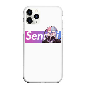 Чехол для iPhone 11 Pro Max матовый с принтом ReZero в Екатеринбурге, Силикон |  | anime | glitch | japan | ram | re | rem | rezero | senpai | subaru | waifu | zero | анимация | аниме | вайфу | глитч | глич | мультсериал | мультфильм | семпай | сенпай | сериал | япония