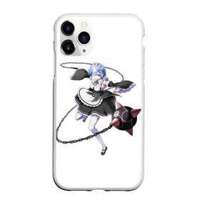 Чехол для iPhone 11 Pro Max матовый с принтом ReZero в Екатеринбурге, Силикон |  | anime | glitch | japan | ram | re | rem | rezero | senpai | subaru | waifu | zero | анимация | аниме | вайфу | глитч | глич | мультсериал | мультфильм | семпай | сенпай | сериал | япония