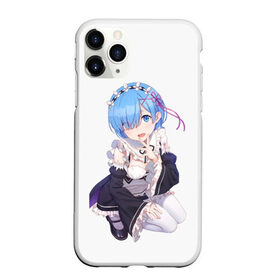 Чехол для iPhone 11 Pro Max матовый с принтом ReZero в Екатеринбурге, Силикон |  | anime | glitch | japan | ram | re | rem | rezero | senpai | subaru | waifu | zero | анимация | аниме | вайфу | глитч | глич | мультсериал | мультфильм | семпай | сенпай | сериал | япония