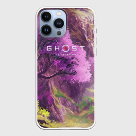 Чехол для iPhone 13 Pro Max с принтом Ghost of Tsushima в Екатеринбурге,  |  | Тематика изображения на принте: ghost of tsushima | игра | лес | природа | рисунок