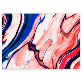 Поздравительная открытка с принтом Fluid art в Екатеринбурге, 100% бумага | плотность бумаги 280 г/м2, матовая, на обратной стороне линовка и место для марки
 | abstract | art | colorful | digital | fluid | абстракция | арт | краски | цвет | цифровой