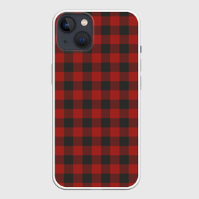 Чехол для iPhone 13 с принтом Бордовая клетка в Екатеринбурге,  |  | cage | cage pattern | checkered ornament | ornament | pattern | print cage | tartan | бордовая клетка | клетка | клетка узор | клетчатый орнамент | орнамент | принт клетка | тартан | узор | шотландка | шотландская клетка