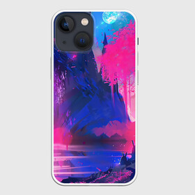 Чехол для iPhone 13 mini с принтом Неоновые Краски в Екатеринбурге,  |  | неон | неоновые краски | рисунок | фентези