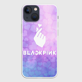 Чехол для iPhone 13 mini с принтом BLACKPINK в Екатеринбурге,  |  | blackpink | cute | heat | k pop | korean | блекпинк | блэкпинк | жест | кпоп | милый | сердце