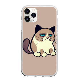 Чехол для iPhone 11 Pro Max матовый с принтом Великий Grumpy Cat в Екатеринбурге, Силикон |  | grumpy cat | арт | кот | кот grumpy cat | котёнок | кошка | недовольный кот | рисунок