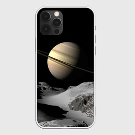 Чехол для iPhone 12 Pro Max с принтом Saturn в Екатеринбурге, Силикон |  | Тематика изображения на принте: cosmos | saturn | space | космос | пространство | сатурн